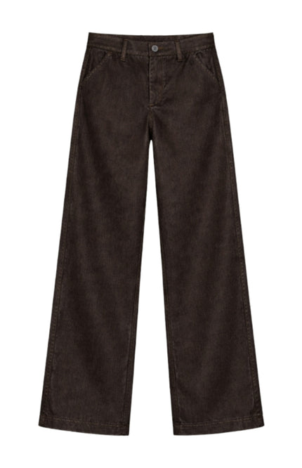 Elvira Casuals Broek Liselot Brown Pearl Stretchshop.nl