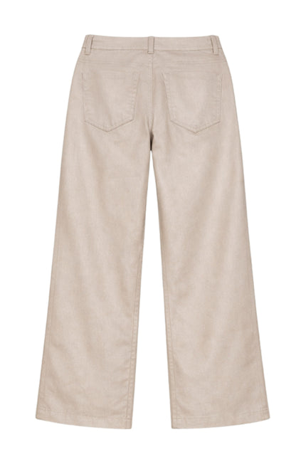 Elvira Casuals Broek Liselot Creme Pearl Stretchshop.nl
