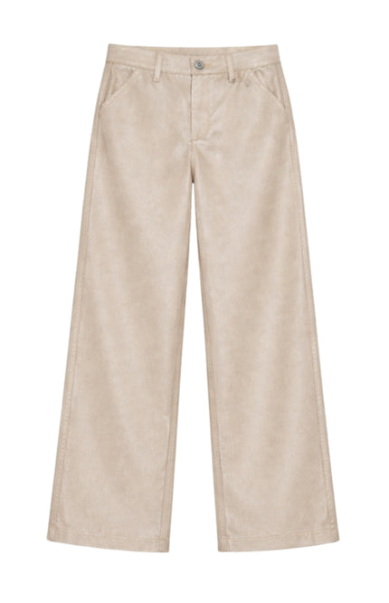 Elvira Casuals Broek Liselot Creme Pearl Stretchshop.nl