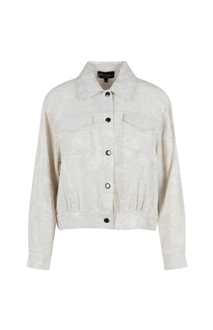 Elvira Casuals Jacket Jayda Silk Ecru Stretchshop.nl