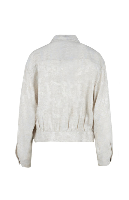 Elvira Casuals Jacket Jayda Silk Ecru Stretchshop.nl