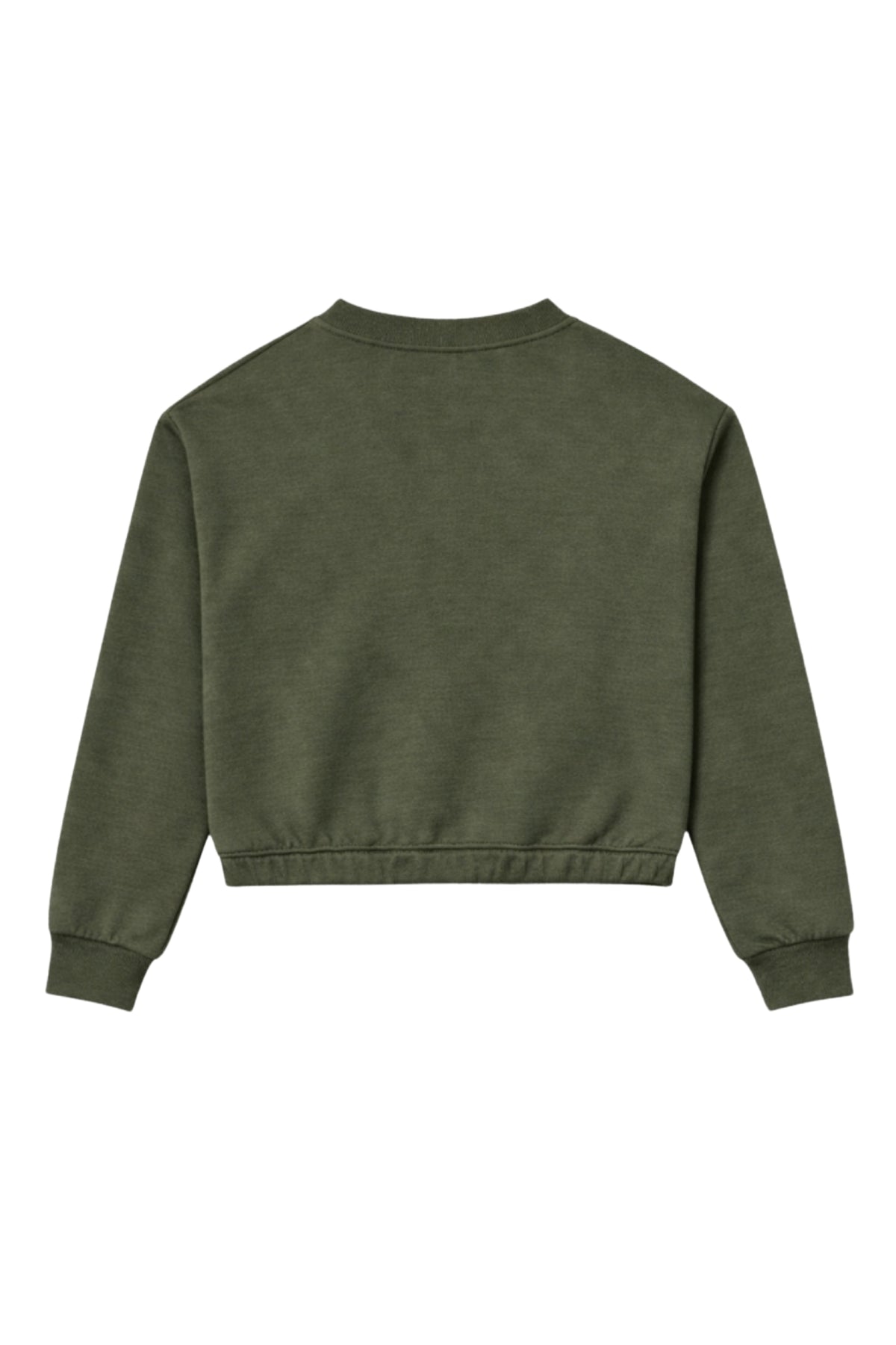Groene Nathalie sweater van Elvira Casuals, zachte katoenen stof, casual fit, gedetailleerde afwerking en comfortabele look.