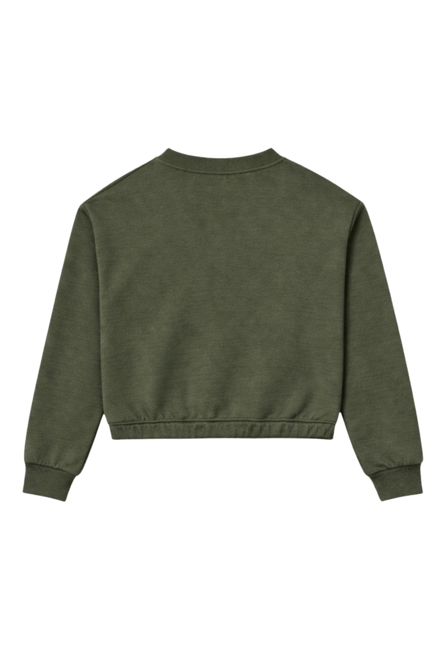 Groene Nathalie sweater van Elvira Casuals, zachte katoenen stof, casual fit, gedetailleerde afwerking en comfortabele look.
