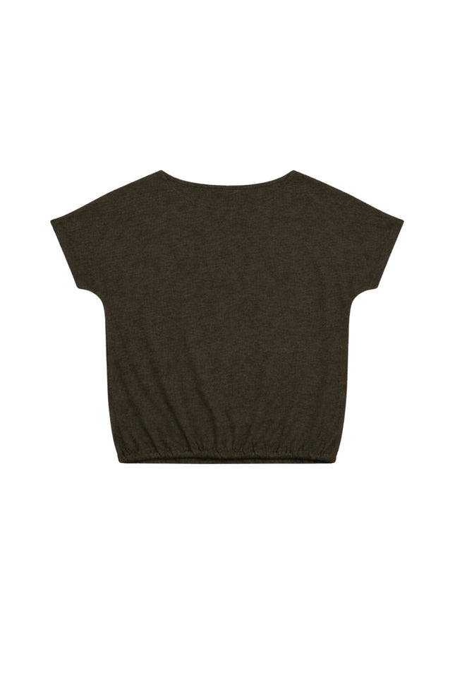 Elvira Casuals Top Artemis Khaki Stretchshop.nl