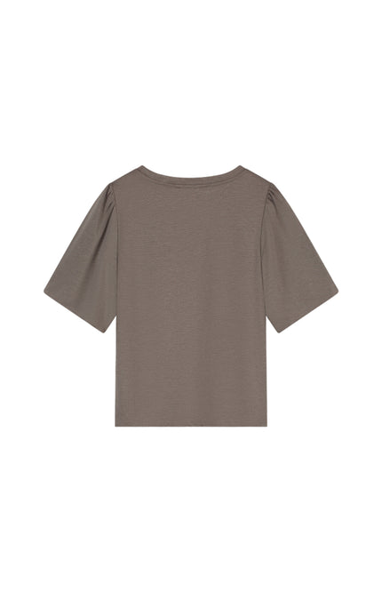 Elvira Casuals Top Izzy Taupe Melange Stretchshop.nl