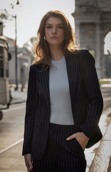 Elvira Casuals Top Vickey Ice Blue Stretchshop.nl