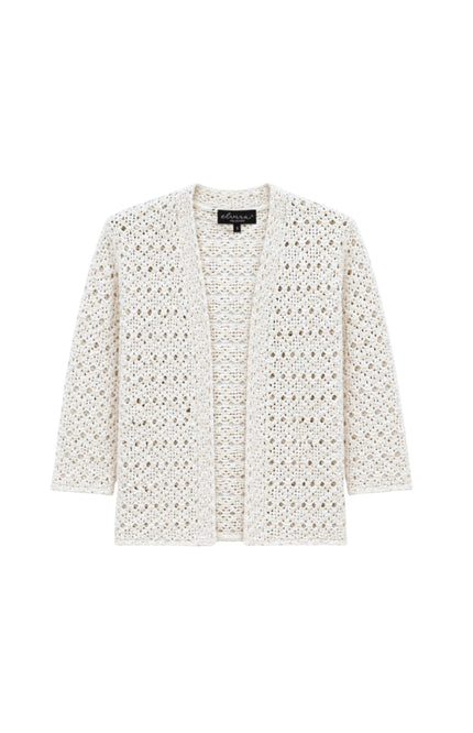 Elvira Casuals Vest Julie Ecru Stretchshop.nl