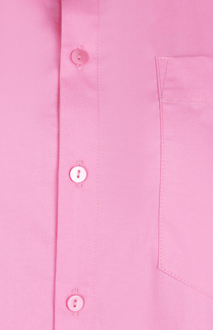 EsQualo Blouse Oversized Poplin Rose SP25.14009 Stretchshop.nl