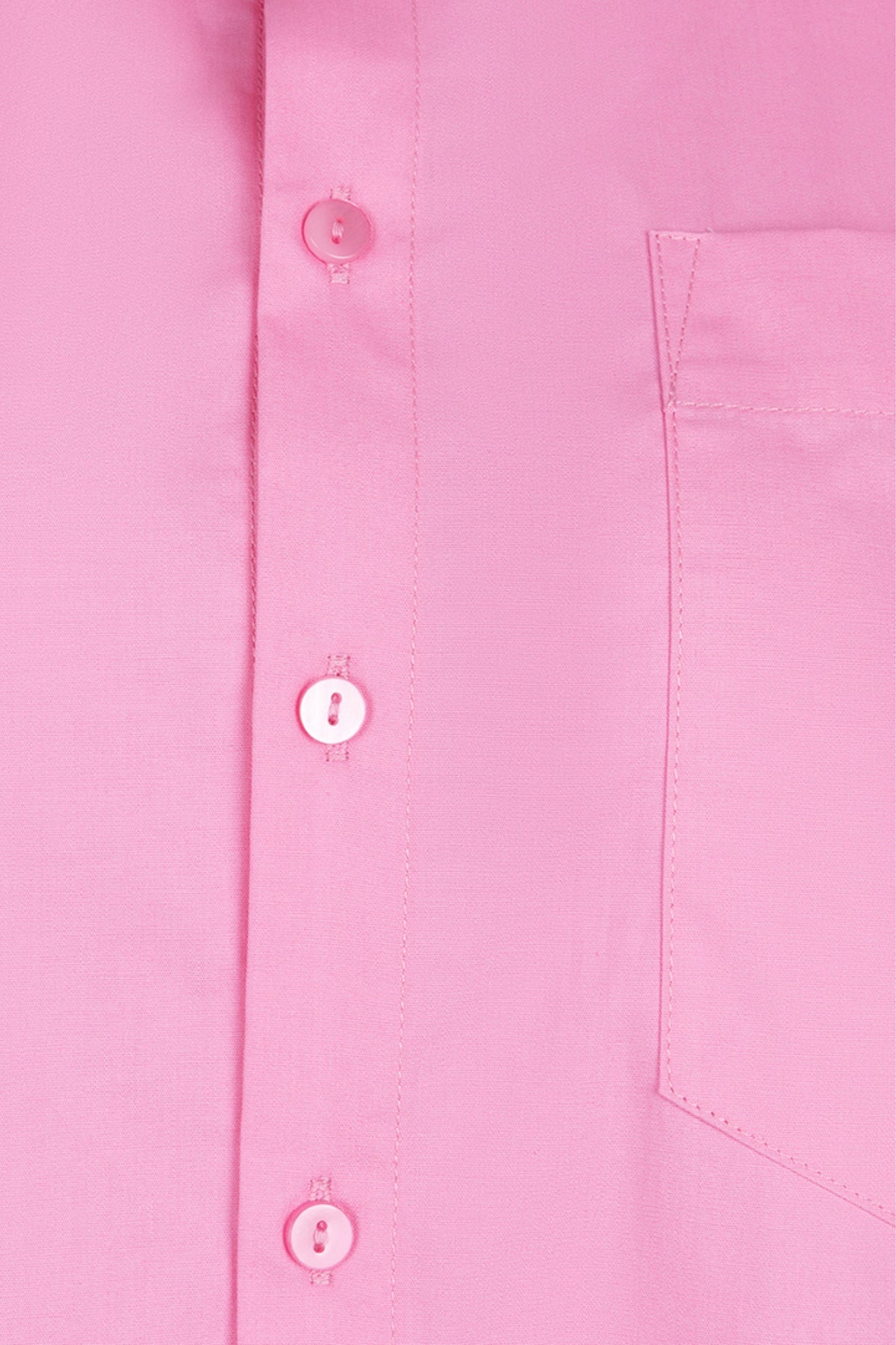 Oversized EsQualo blouse van poplin in roze, met losse pasvorm en stijlvolle uitstraling.