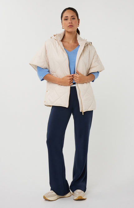 EsQualo Bodywarmer Light Sand SP26.37009 Stretchshop.nl