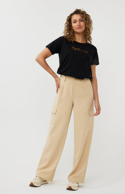 EsQualo Broek Cargo City Sand W24.10709 Stretchshop.nl