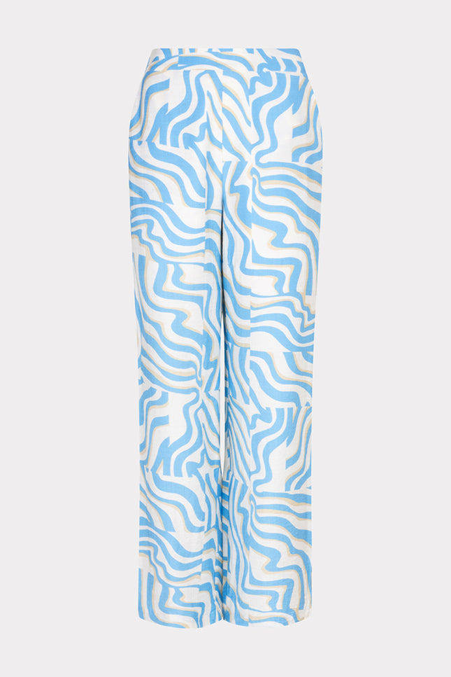 EsQualo Broek Electric Zebra Print HS25.10215 Stretchshop.nl