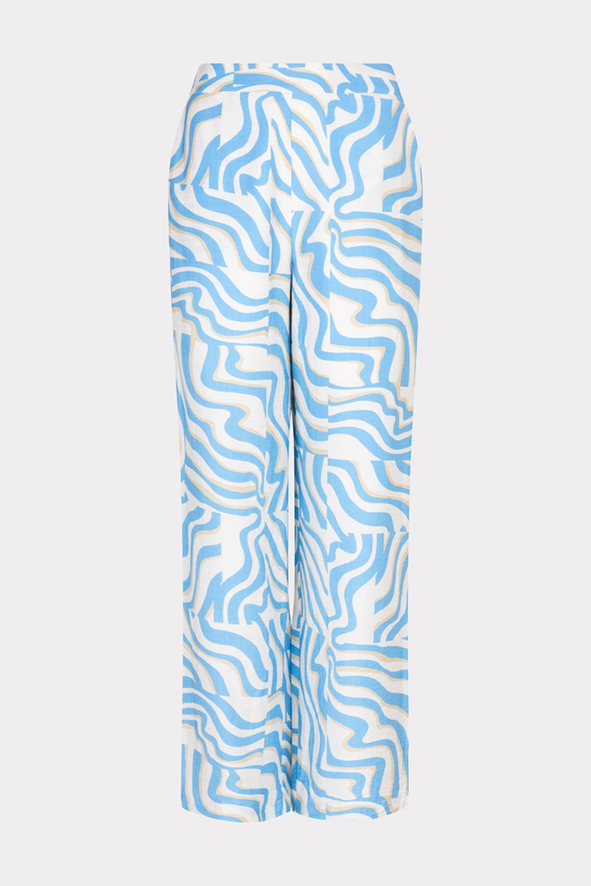 EsQualo elektrische broek met zwart-wit zebra print, comfortabel en trendy voor casual draagstijl.