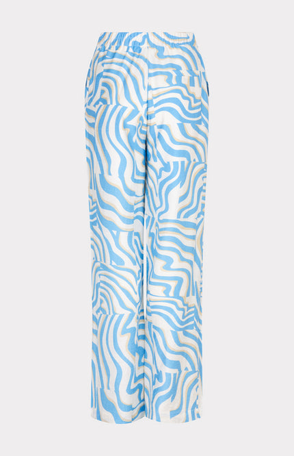 EsQualo Broek Electric Zebra Print HS25.10215 Stretchshop.nl