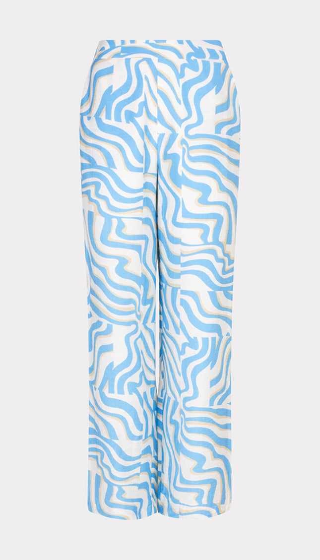 EsQualo Broek Electric Zebra Print HS25.10215 Stretchshop.nl