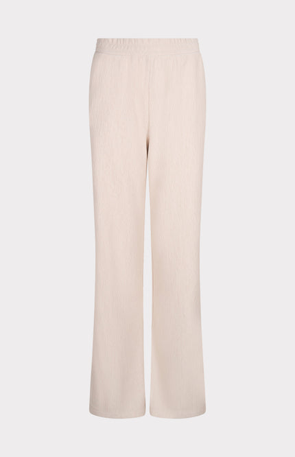 EsQualo Broek Fancy Crinkle Light Sand SP25.30017 Stretchshop.nl