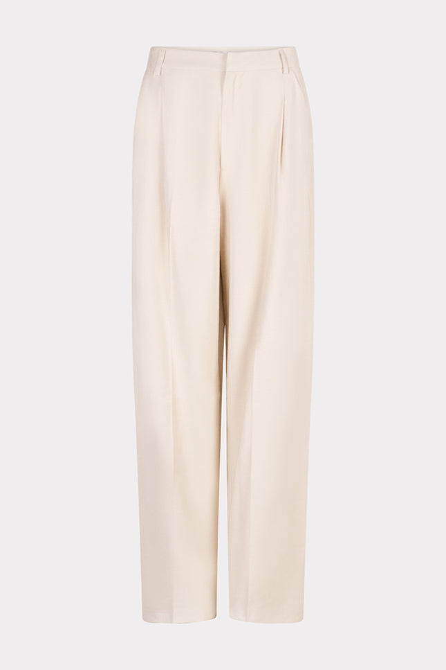 EsQualo Broek Pleat Light Sand HS25.10221 Stretchshop.nl
