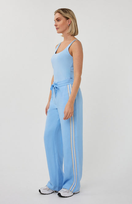EsQualo Broek Tape Sideseam Pacific Blue SP26.05009 Stretchshop.nl