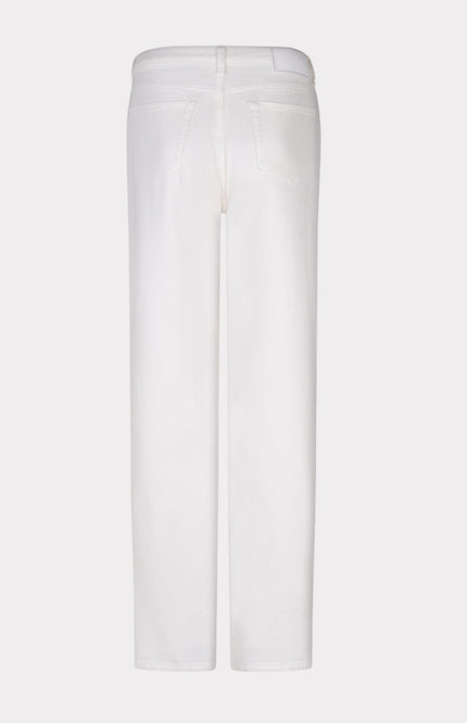 EsQualo Broek Wide Leg Five Pockets Offwhite F25.12510 Stretchshop.nl