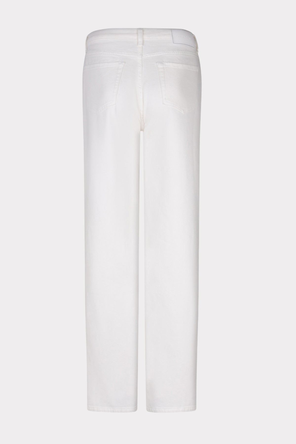 Offwhite brede wide leg broek met vijf zakken van EsQualo, casual en comfortabel voor dagelijks gebruik.