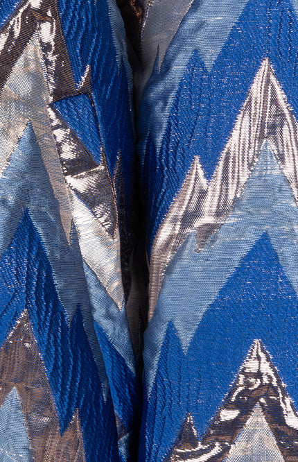 EsQualo Jacket Bomber Jacquard Zigzag Print F25.19500 Stretchshop.nl