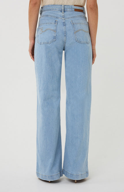 EsQualo Jeans Denim Belt Light Jeans BI SP26.12011 Stretchshop.nl