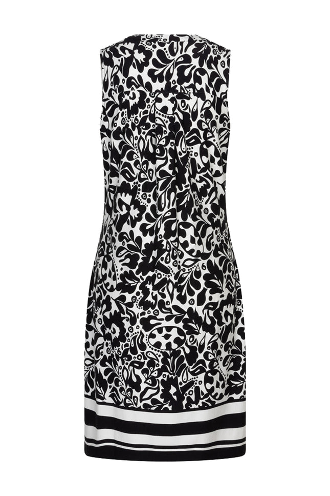 EsQualo Jurk Golden Print HS26.30204 Stretchshop.nl