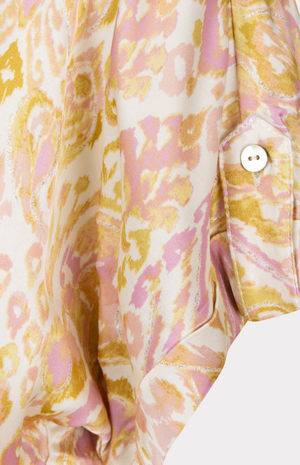 EsQualo Jurk Short Solar Print HS25.14216 Stretchshop.nl