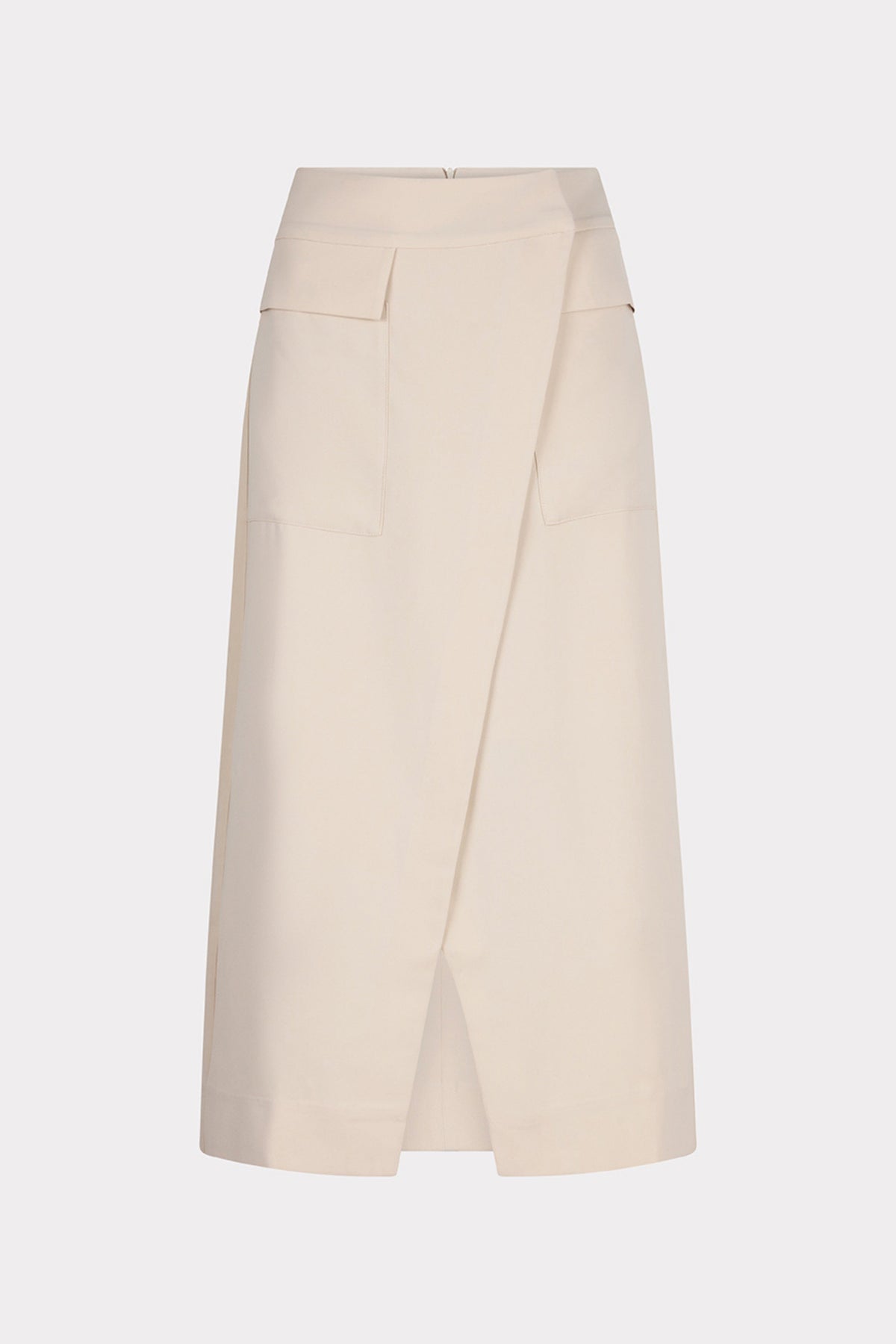 Lange zandkleurige rok City Sand van EsQualo met stijlvolle pasvorm en comfortabel design voor casual draagstijl