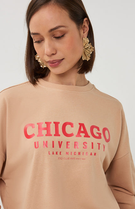 EsQualo Sweater Chicago Sand SP26.05018 Stretchshop.nl