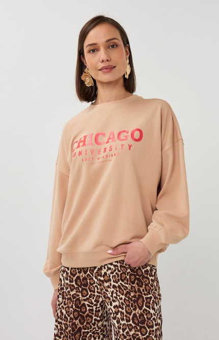 EsQualo Sweater Chicago Sand SP26.05018 Stretchshop.nl