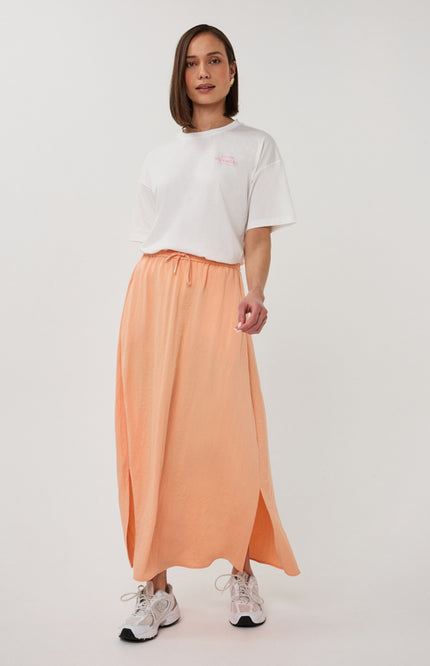 EsQualo T-shirt Voyages Offwhite Rose SP26.05015 Stretchshop.nl