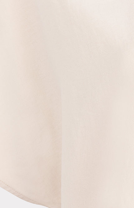 EsQualo Top Overlap Crinkle Sand HS25.10218 Stretchshop.nl