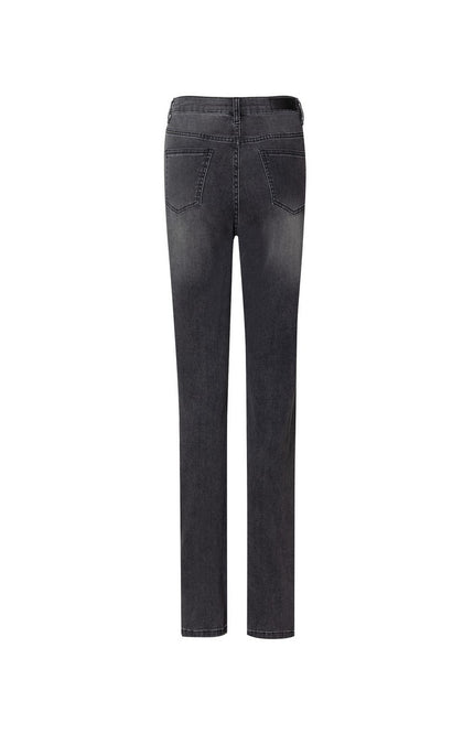 G-maxx Flair jeans dilana denim mid grijs Stretchshop.nl
