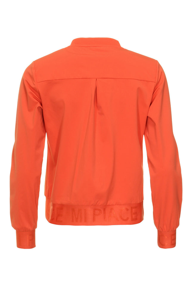 Mi Piace Travel jacket logo orange 202250 Stretchshop.nl