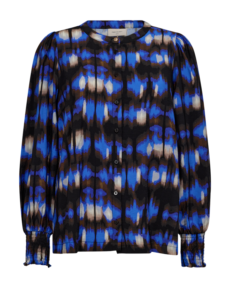 Freequent Blouse fqjulie black wedgewood Stretchshop.nl