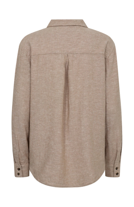 Freequent Blouse Fqlava Sand Melange 126528 Stretchshop.nl