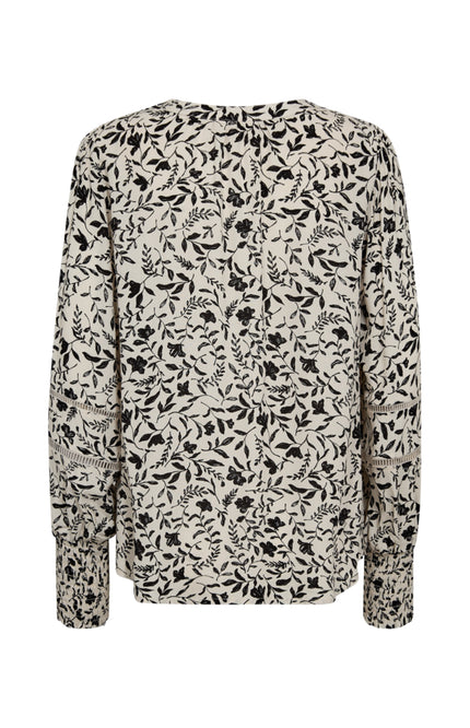 Freequent Blouse Fqlovy Moonbeam Black Stretchshop.nl