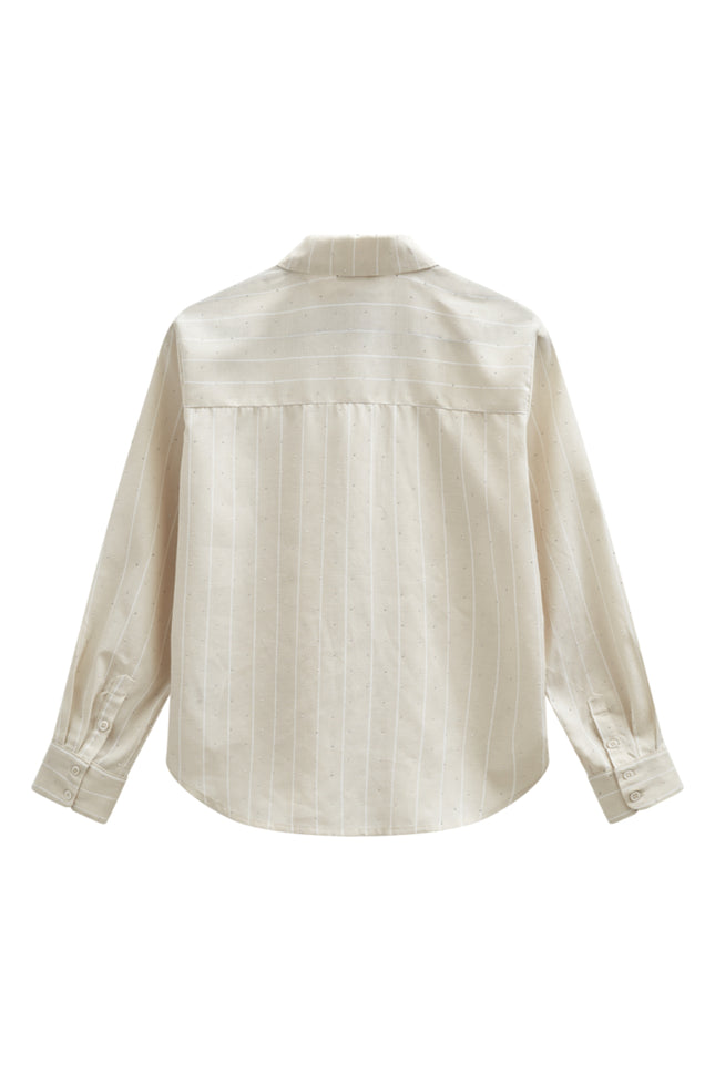 Freequent Blouse Fqsolly Moonbeam Star Offwhite 207427 Stretchshop.nl