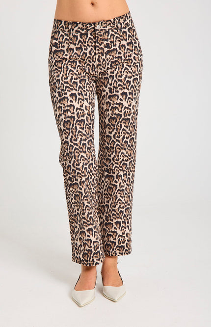 Freequent Broek Fqisadora Rainy Day Silver Mink Stretchshop.nl