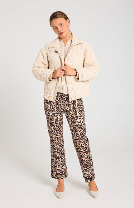 Freequent Broek Fqisadora Rainy Day Silver Mink Stretchshop.nl