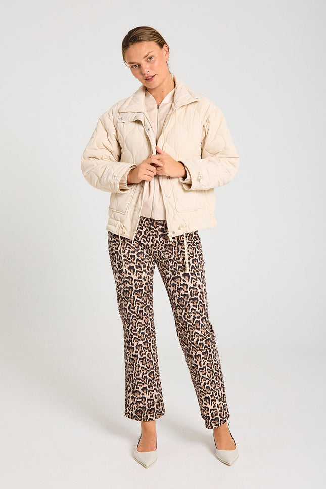 Freequent Broek Fqisadora Rainy Day Silver Mink Stretchshop.nl