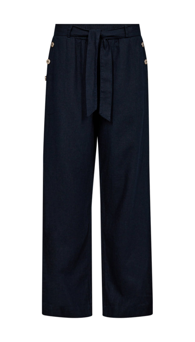 Freequent Broek Fqlava Navy 205794 Stretchshop.nl