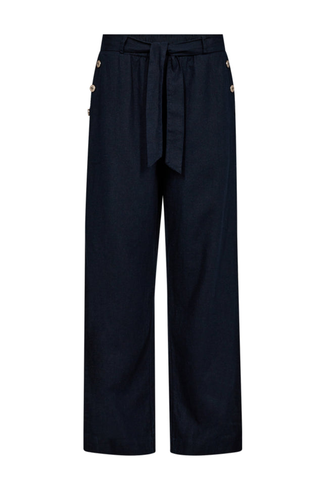Freequent Broek Fqlava Navy 205794 Stretchshop.nl