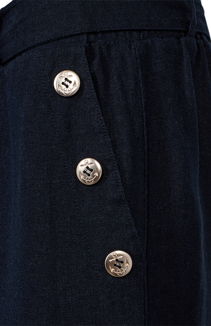 Freequent Broek Fqlava Navy 205794 Stretchshop.nl