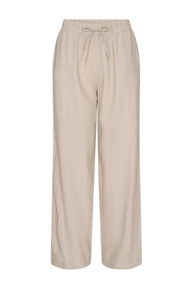 Freequent Broek Fqlava Sand Melange Stretchshop.nl