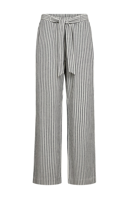 Freequent Broek FQLAVISCO Star Offwhite Navy Blazer Stretchshop.nl