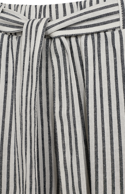 Freequent Broek FQLAVISCO Star Offwhite Navy Blazer Stretchshop.nl