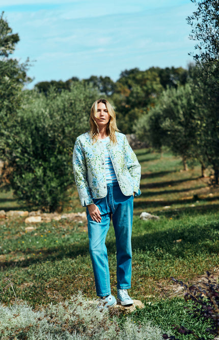 Freequent Jacket Fqflowa Chambray Blue Moonbeam Stretchshop.nl