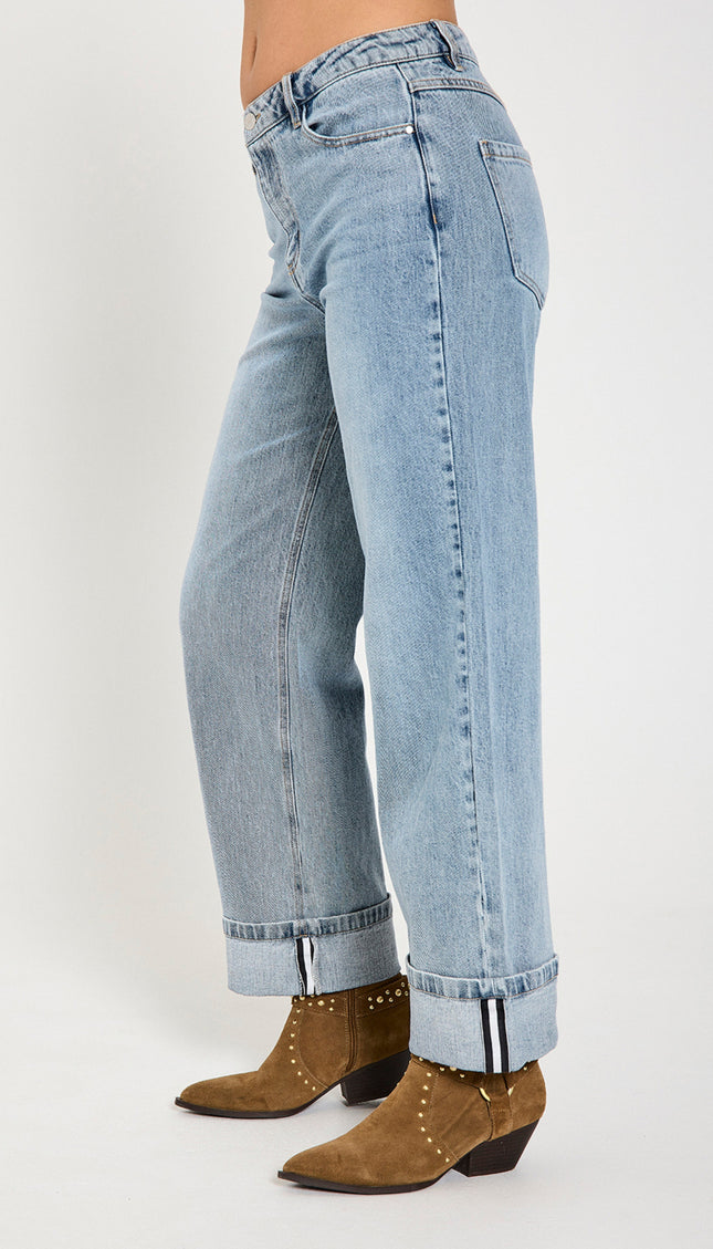 Freequent Jeans Fqmidde Ligt Blue Denim L32 Stretchshop.nl